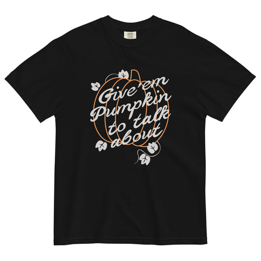 Give 'em Pumpkin To Talk About Men's Relaxed Fit Tee