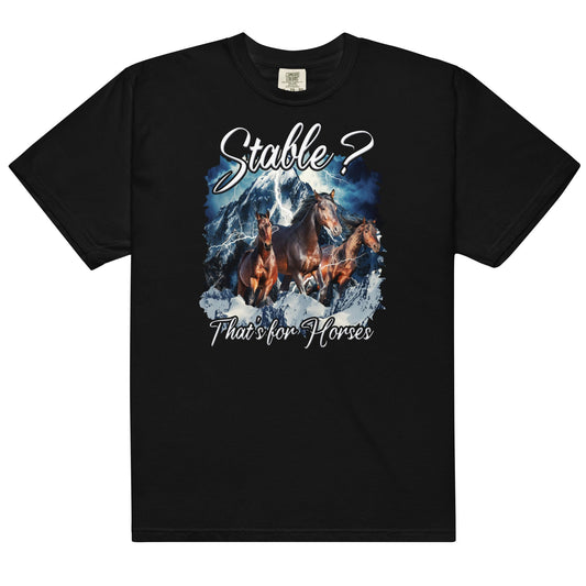 Stable That's For Horses Unisex t-shirt