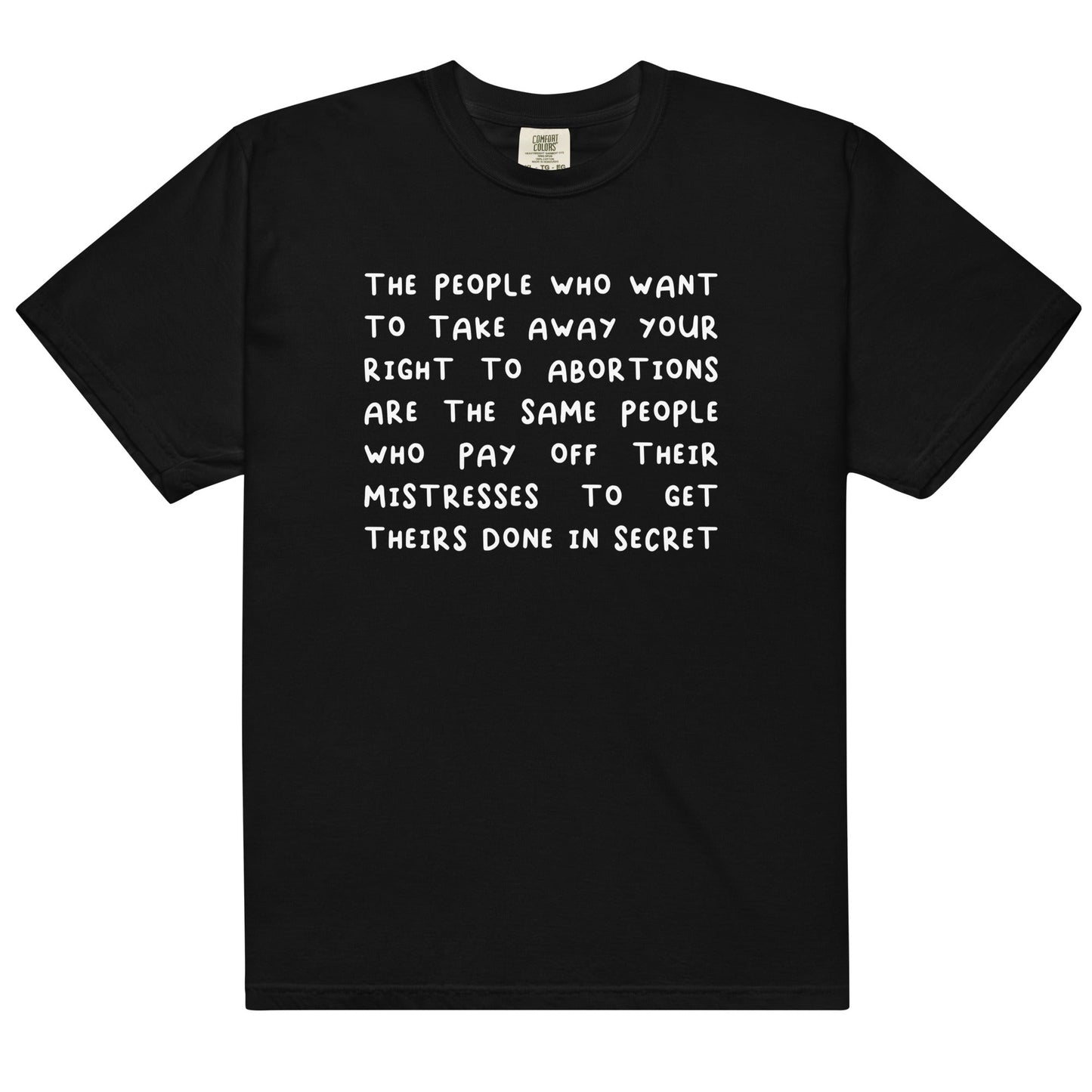 Your Right to Abortions Unisex t-shirt