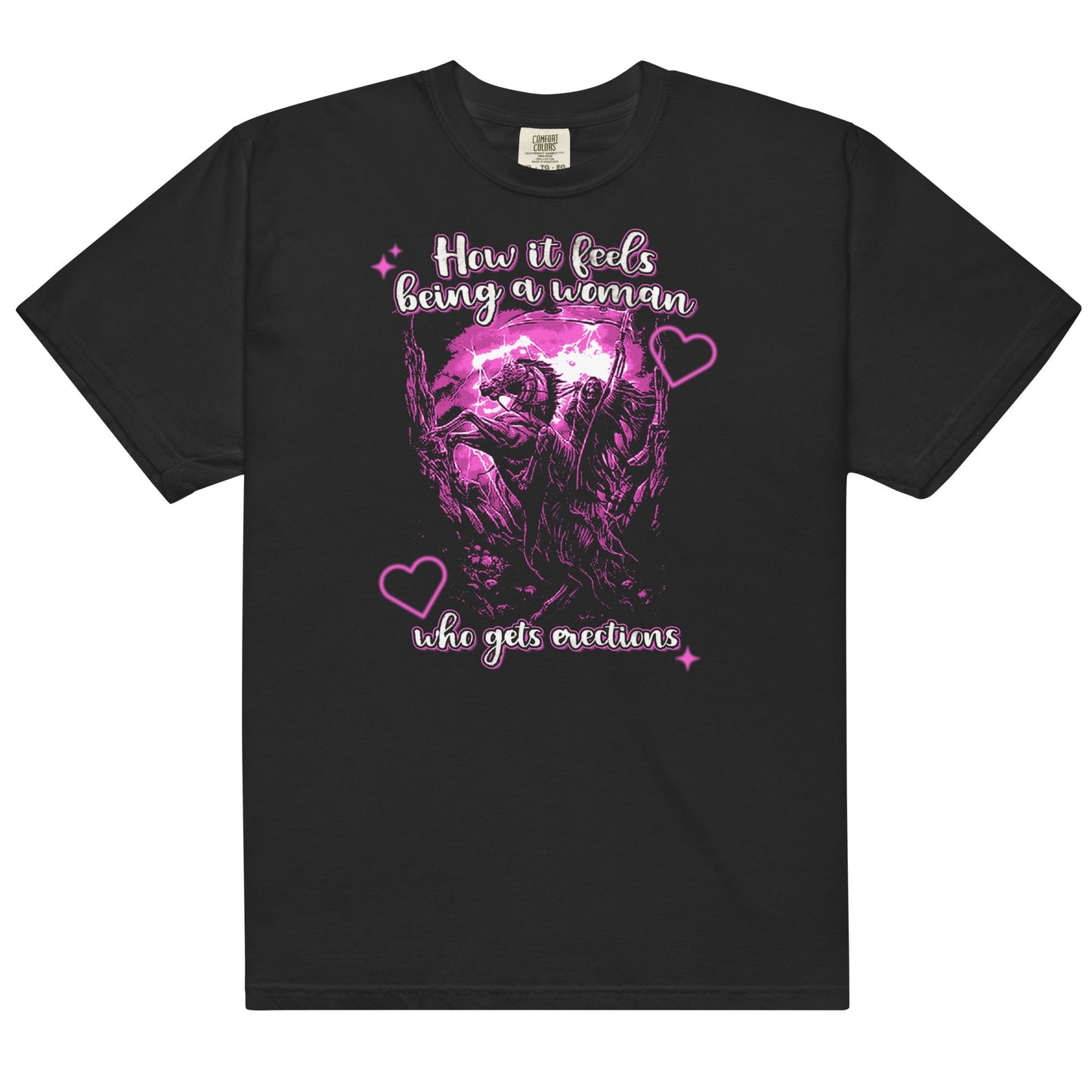 Woman Who Gets Erections Unisex t-shirt