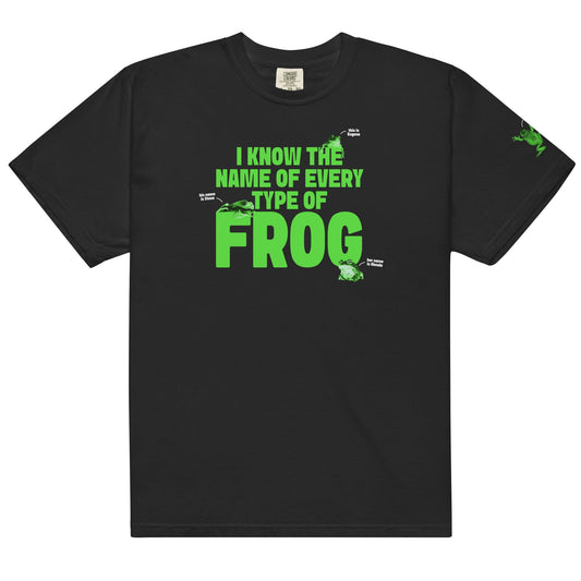 Name of Every Type of Frog Unisex t-shirt (Exclusive)