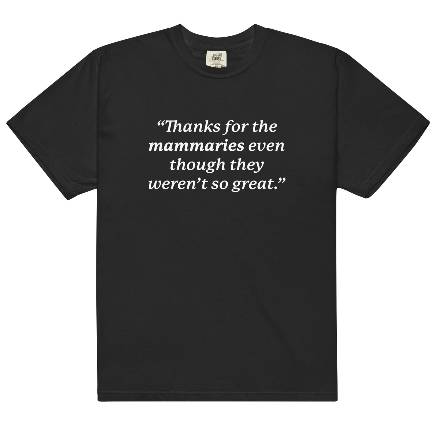 Thanks For the Mammaries Unisex t-shirt