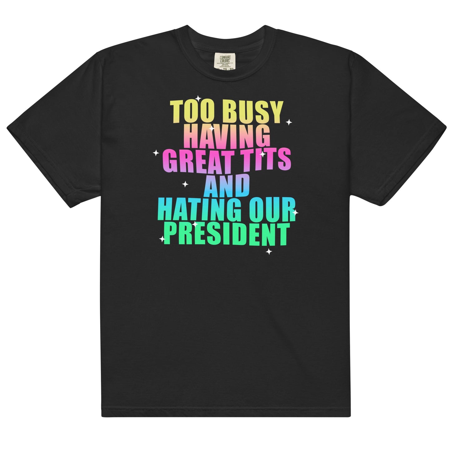 Great Tits and Hating the President Unisex t t-shirt