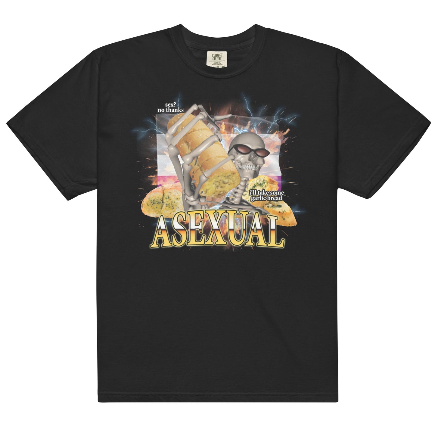 Hardcore Asexual Unisex t-shirt