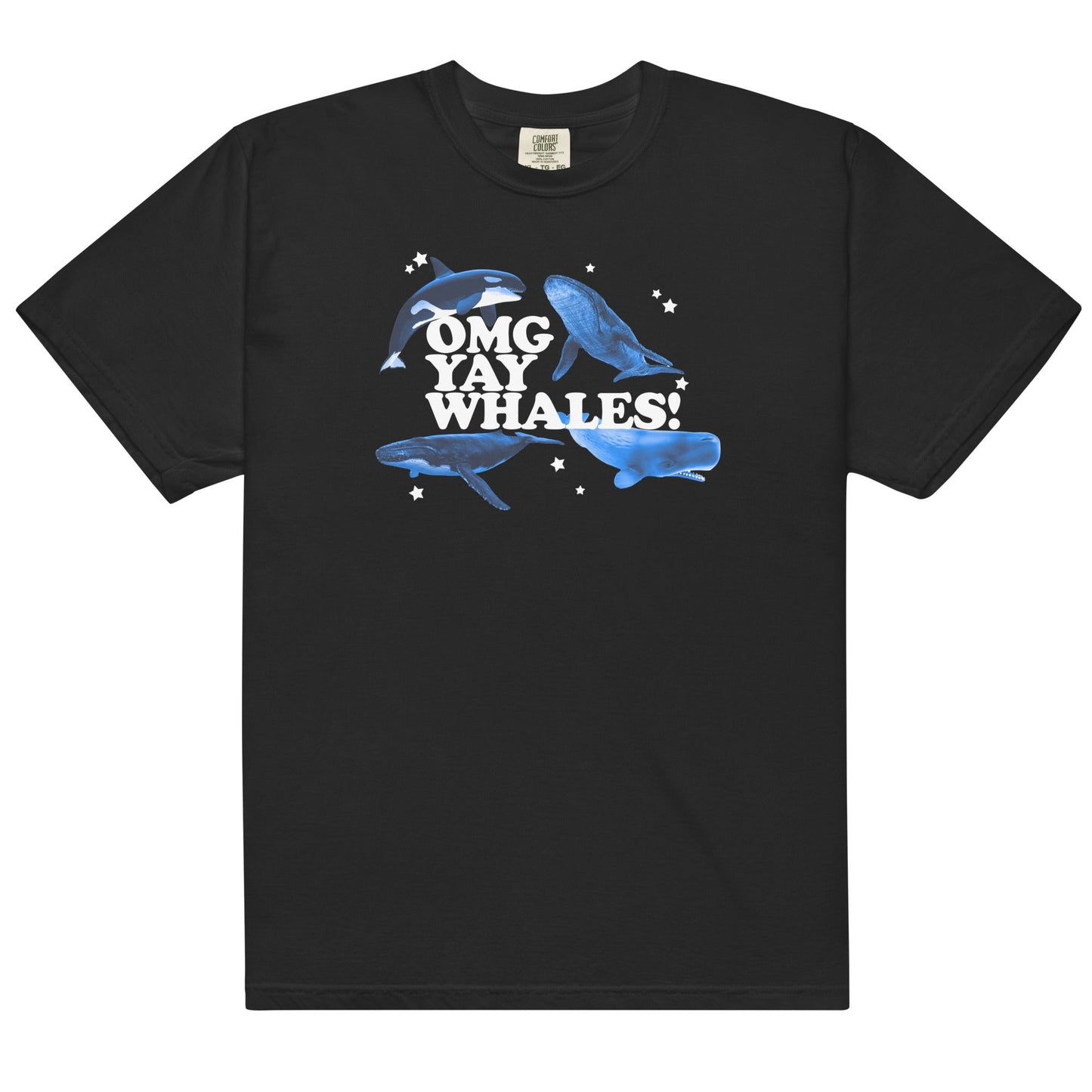 OMG YAY WHALES Unisex t-shirt