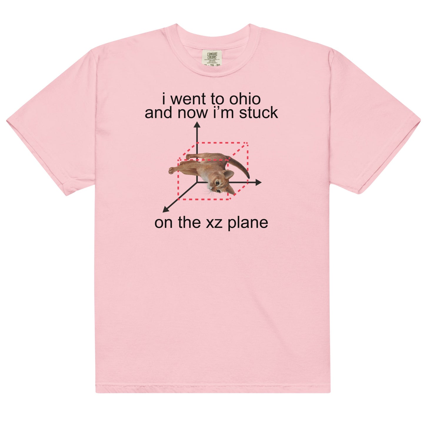 Stuck on the XZ Plane Unisex t-shirt