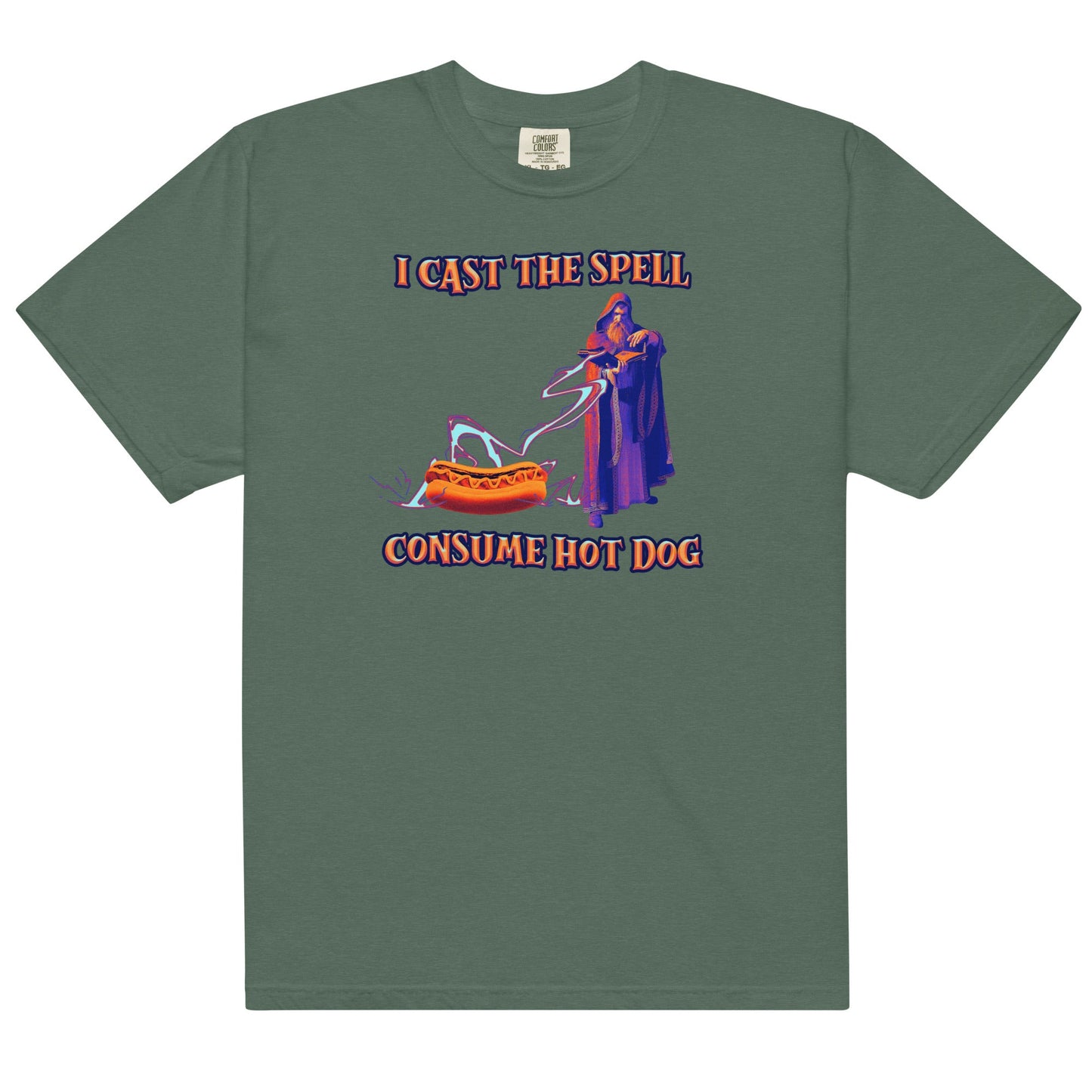 I Cast the Spell Consume Hot Dog Unisex t-shirt