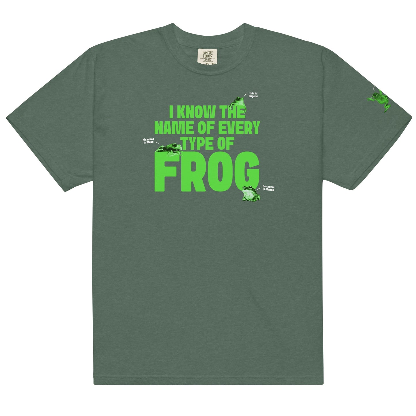 Name of Every Type of Frog Unisex t-shirt (Exclusive)