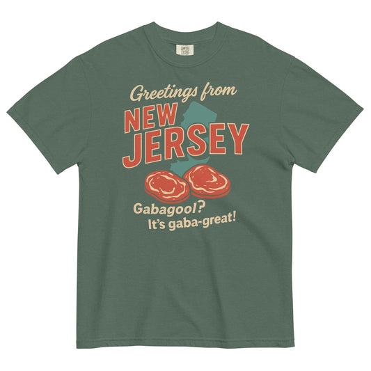 Greetings From New Jersey Men's Relaxed Fit Tee