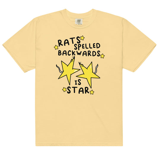 Rats Spelled Backwards Unisex t-shirt