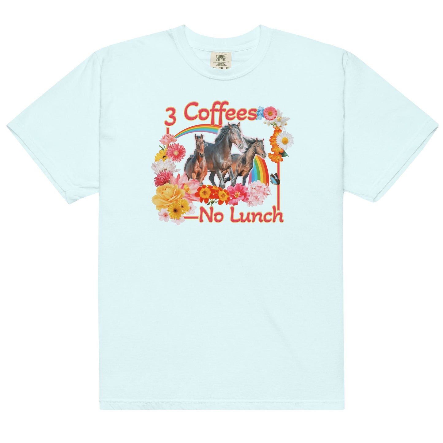 3 Coffees No Lunch Unisex t-shirt
