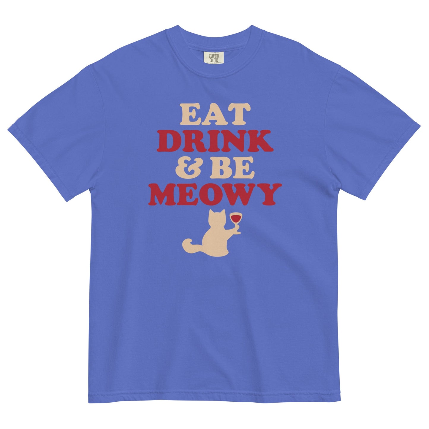 Eat Drink & Be Meowy Men's Relaxed Fit Tee