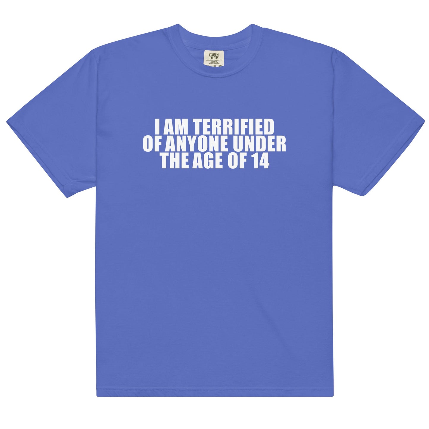 Terrified of Anyone Under 14 Unisex t-shirt