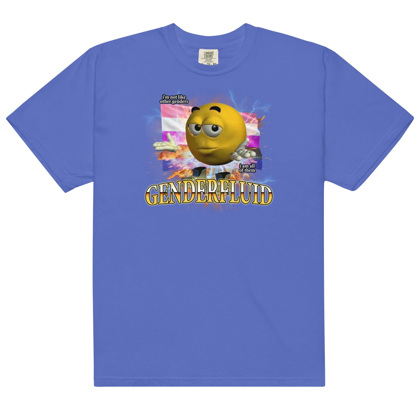 Hardcore Genderfluid Unisex t-shirt