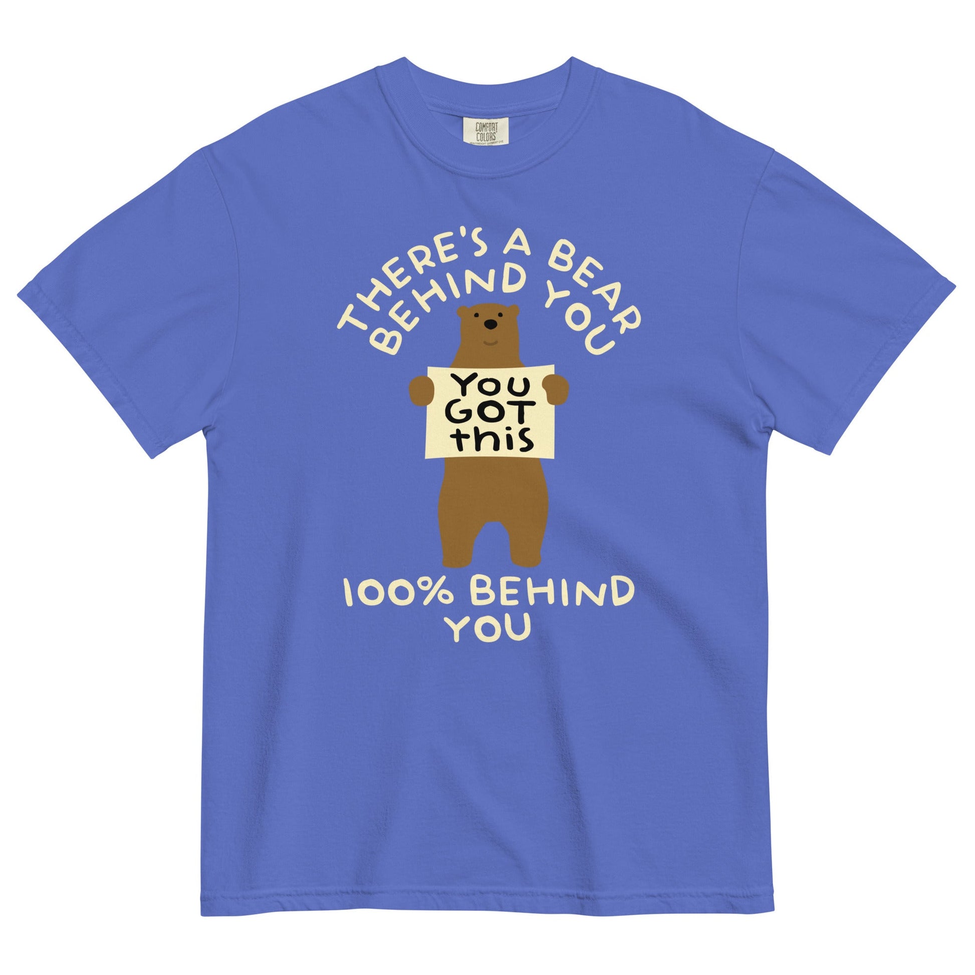 There's A Bear Behind You, 100% Behind You Men's Relaxed Fit Tee