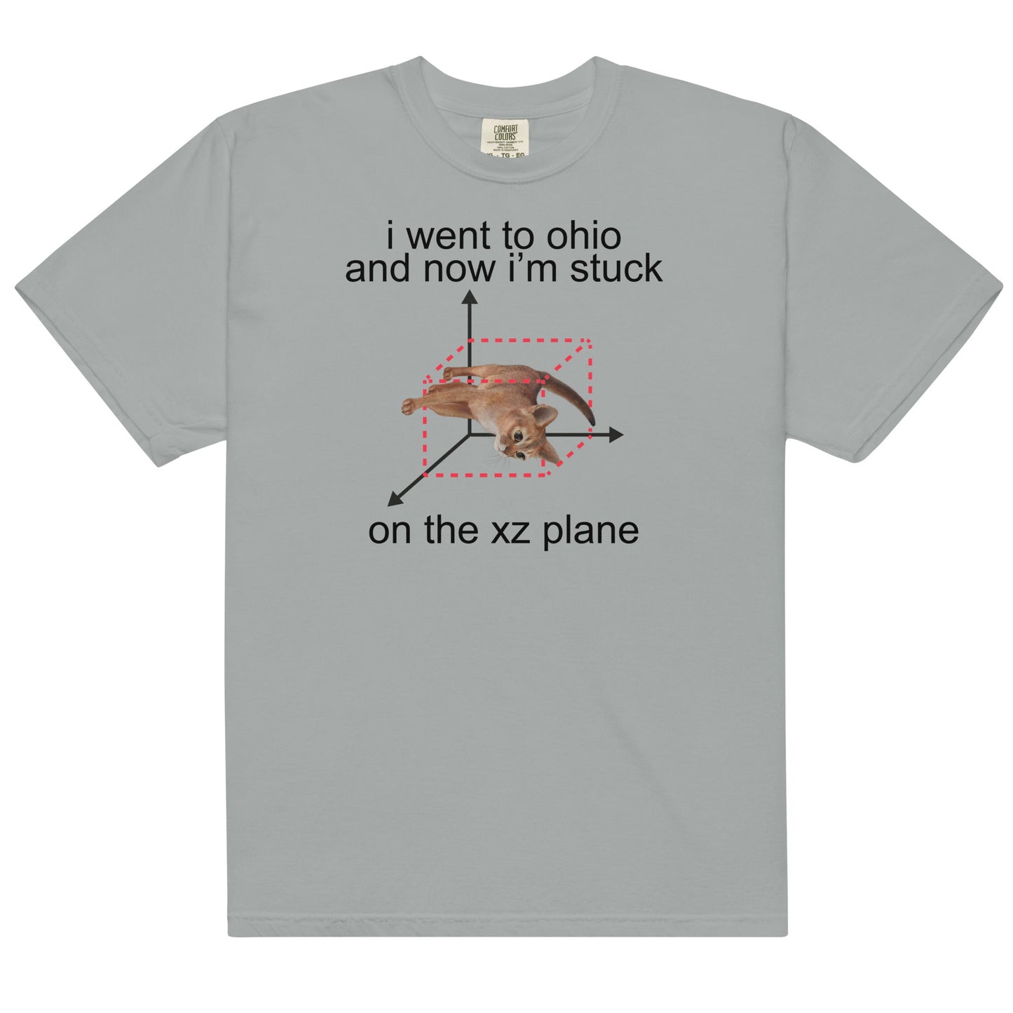 Stuck on the XZ Plane Unisex t-shirt