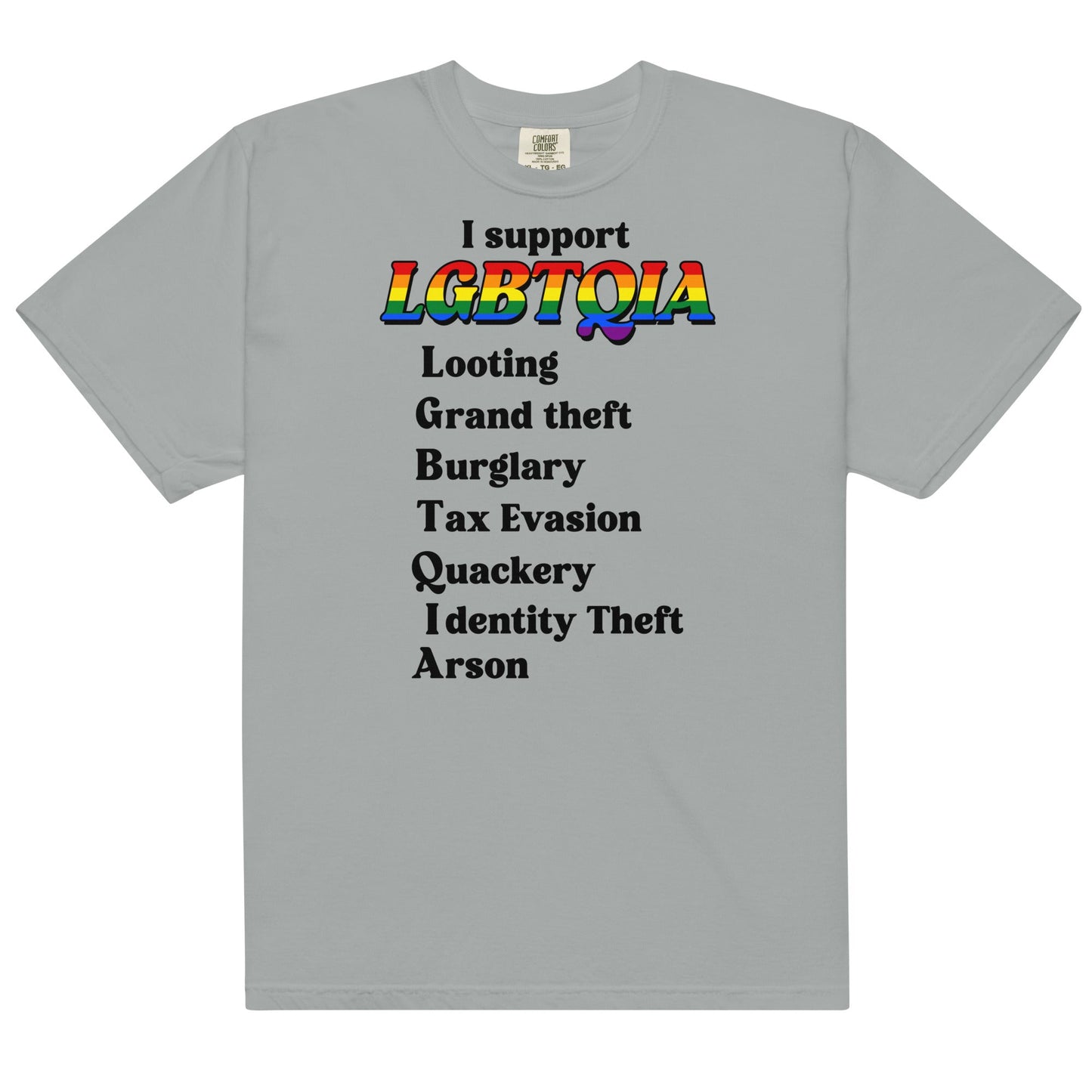 I Support LGBTQIA Unisex t-shirt