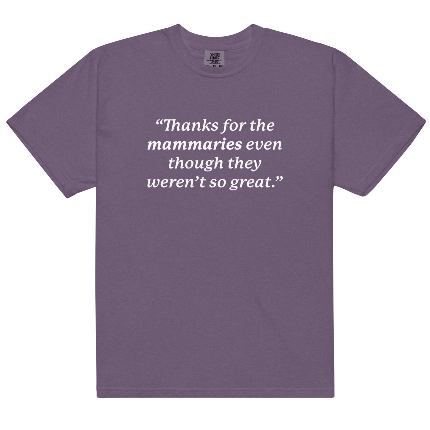 Thanks For the Mammaries Unisex t-shirt