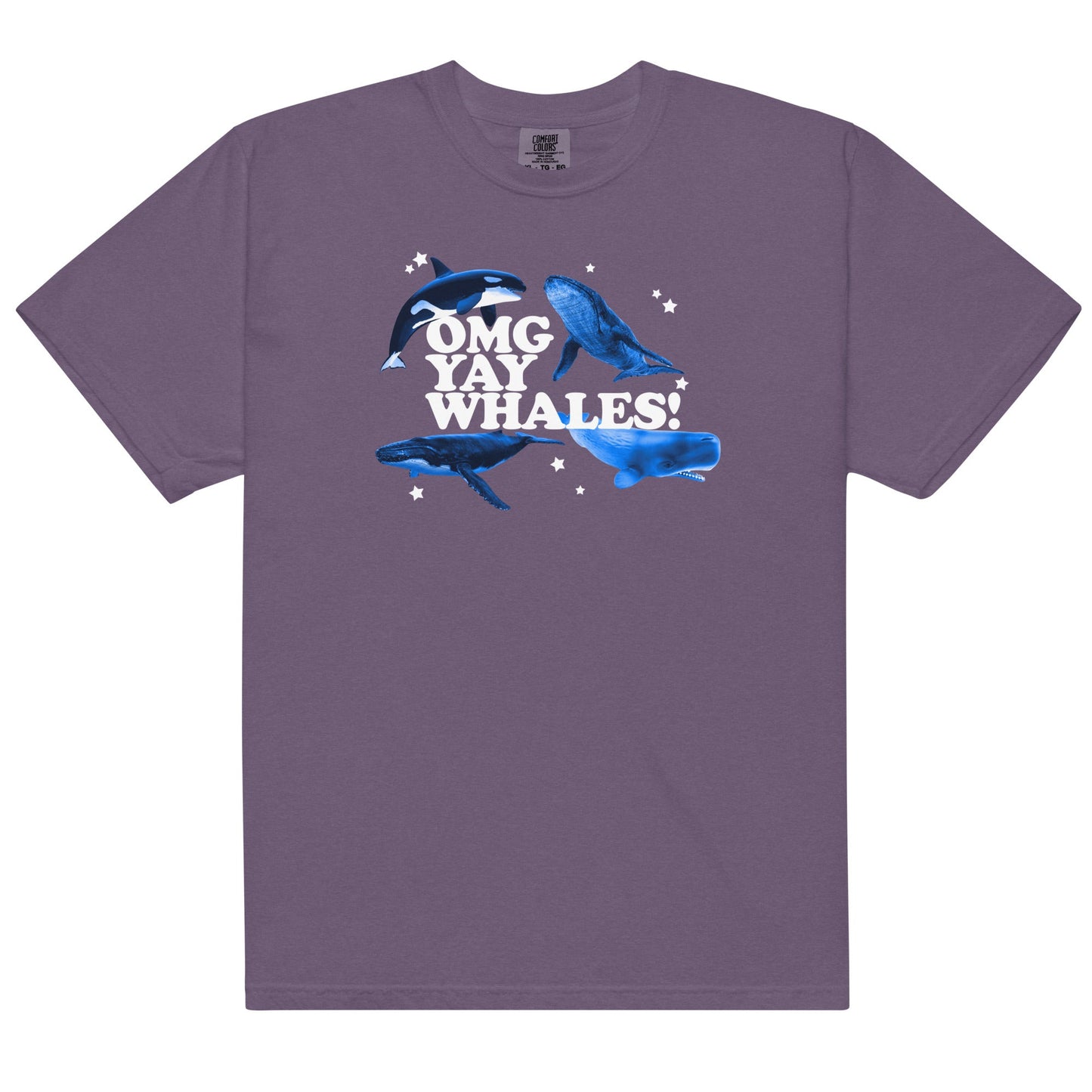 OMG YAY WHALES Unisex t-shirt