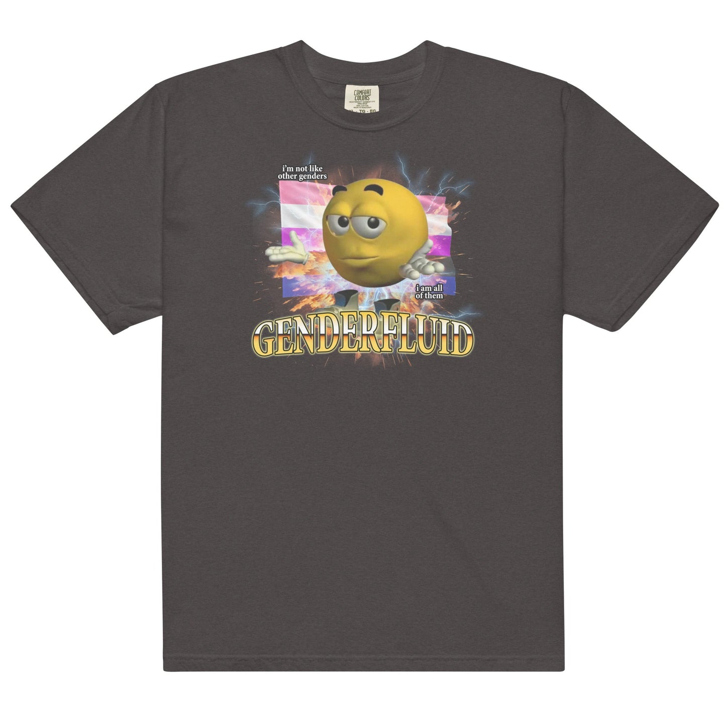 Hardcore Genderfluid Unisex t-shirt