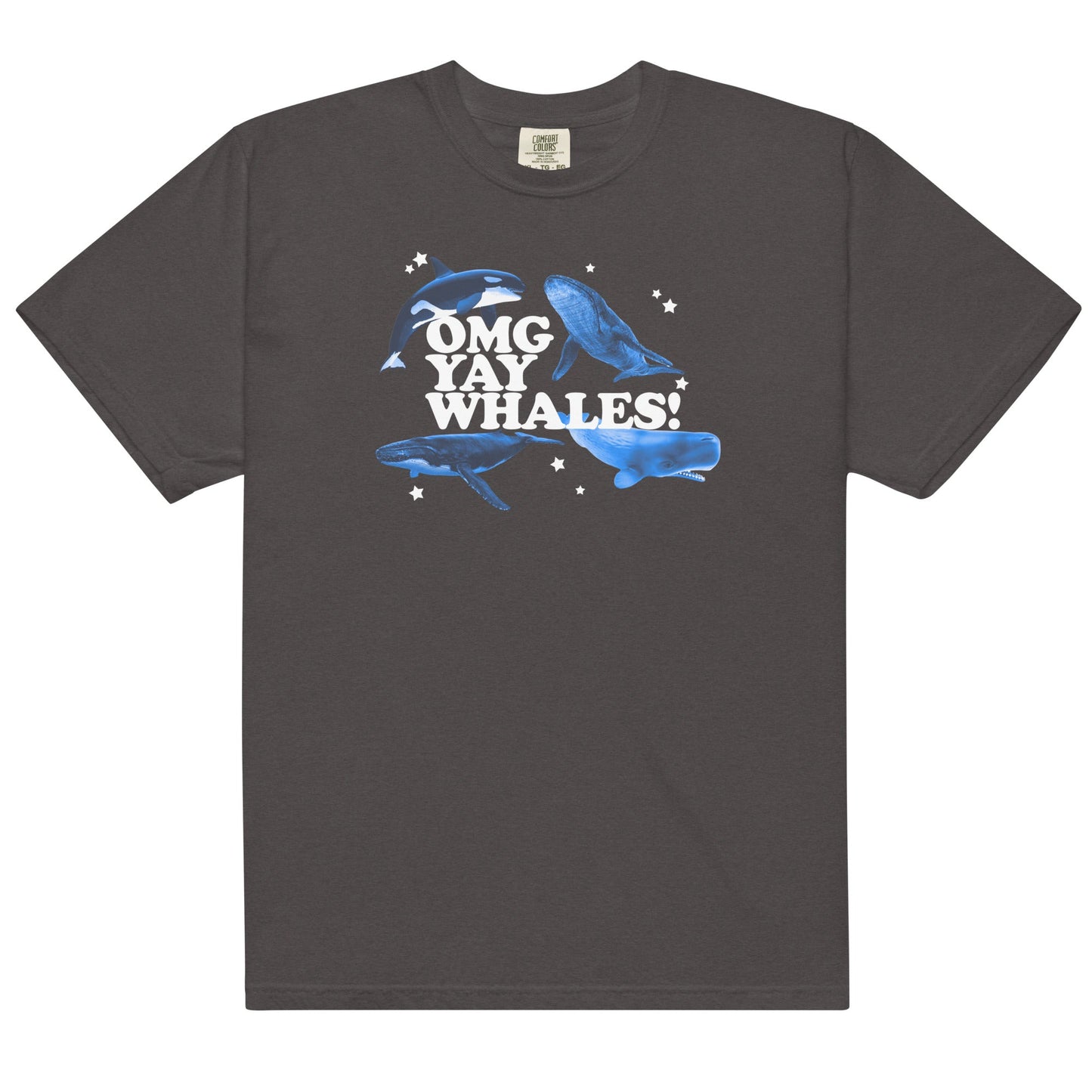 OMG YAY WHALES Unisex t-shirt