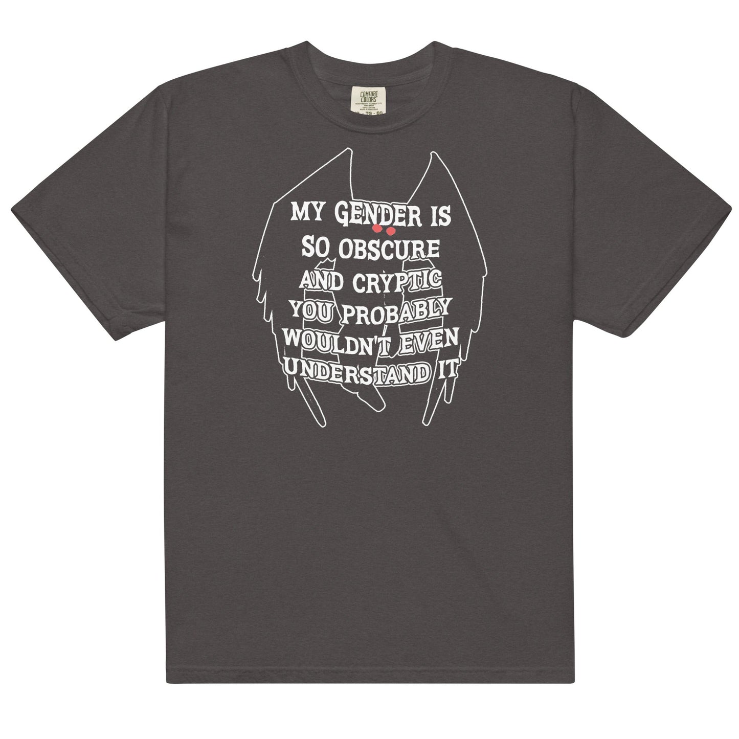 Gender Is Obscure and Cryptic (Mothman) Unisex t-shirt