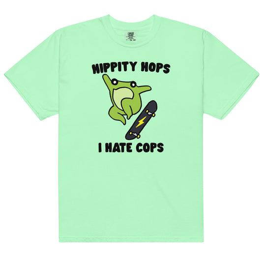 Hippity Hops I Hate Cops Unisex t-shirt