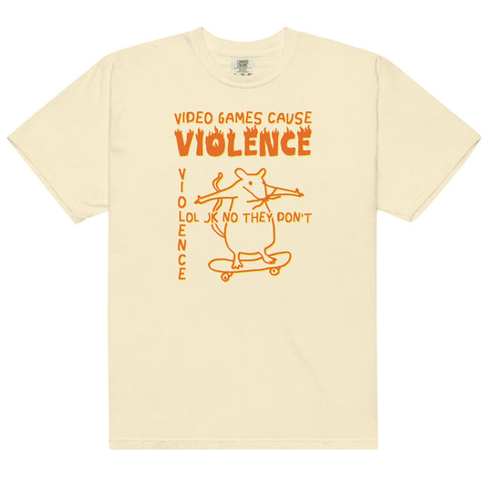 Video Games Cause Violence Unisex t-shirt