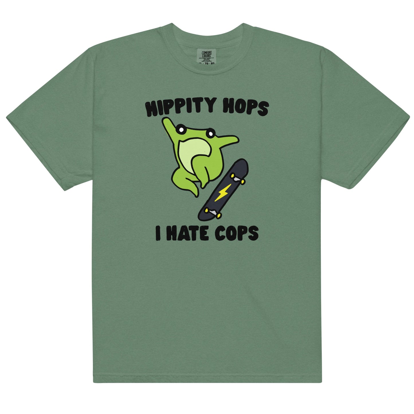 Hippity Hops I Hate Cops Unisex t-shirt