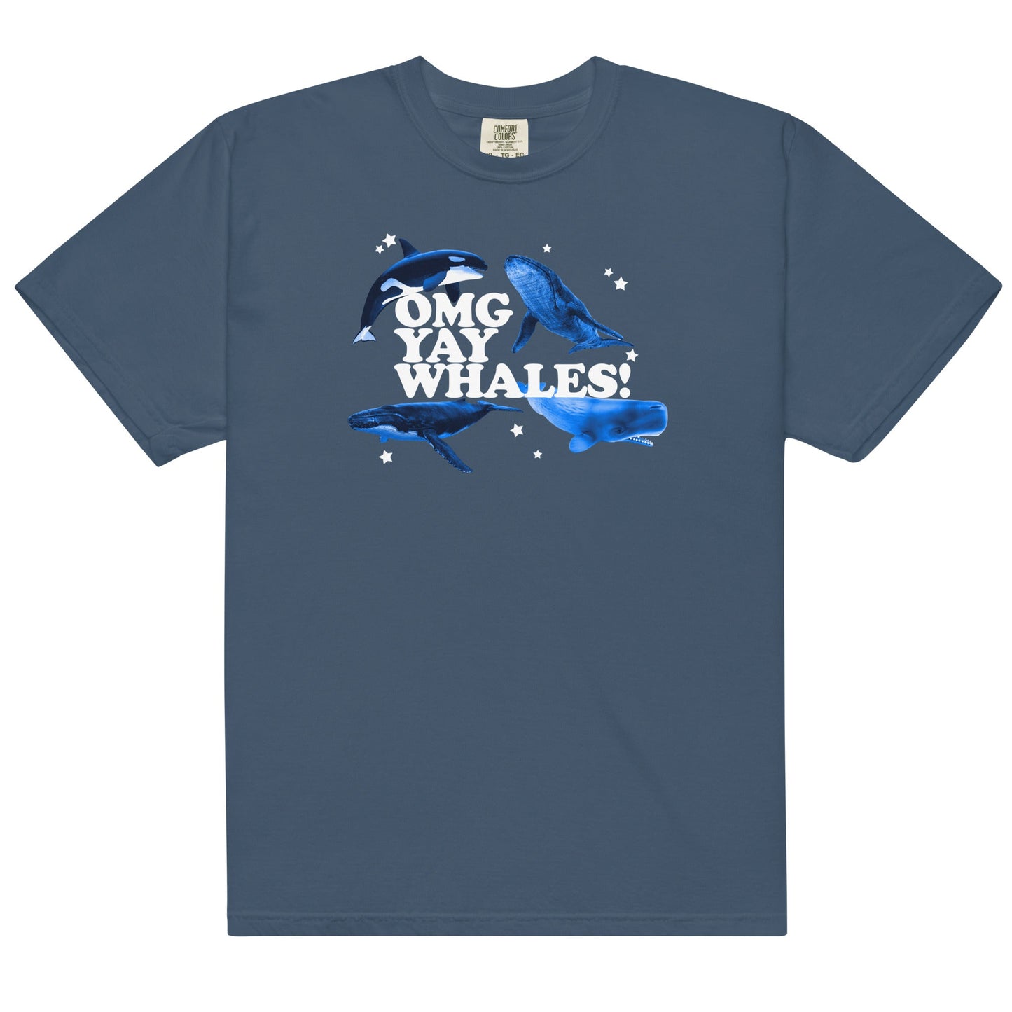 OMG YAY WHALES Unisex t-shirt