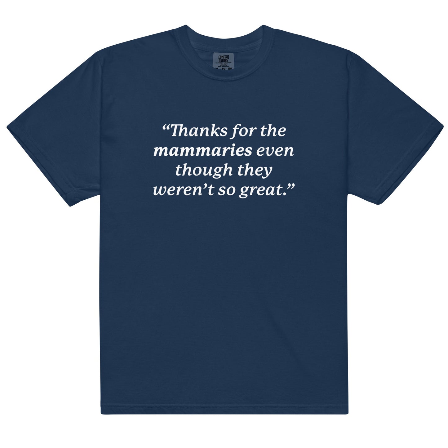 Thanks For the Mammaries Unisex t-shirt