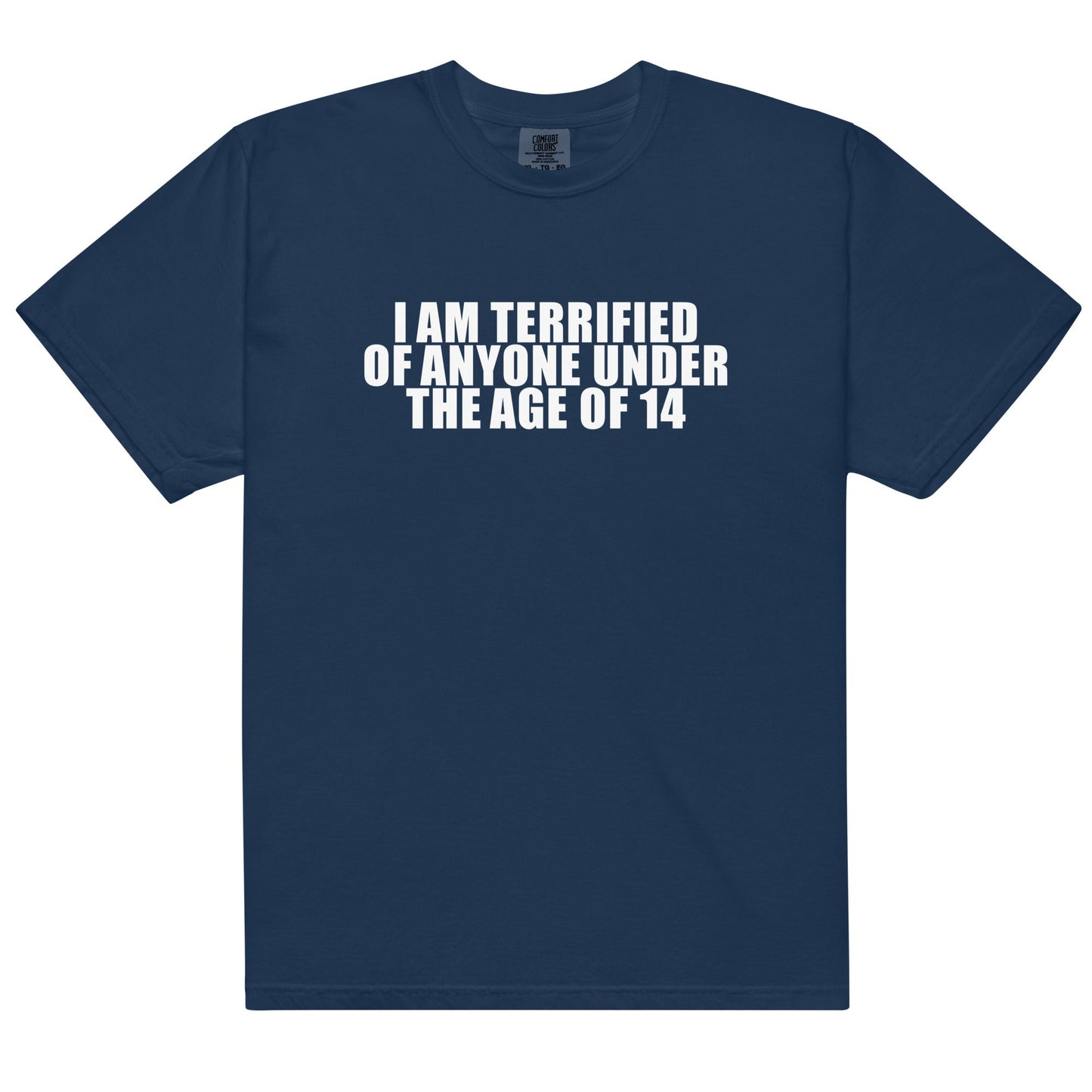 Terrified of Anyone Under 14 Unisex t-shirt