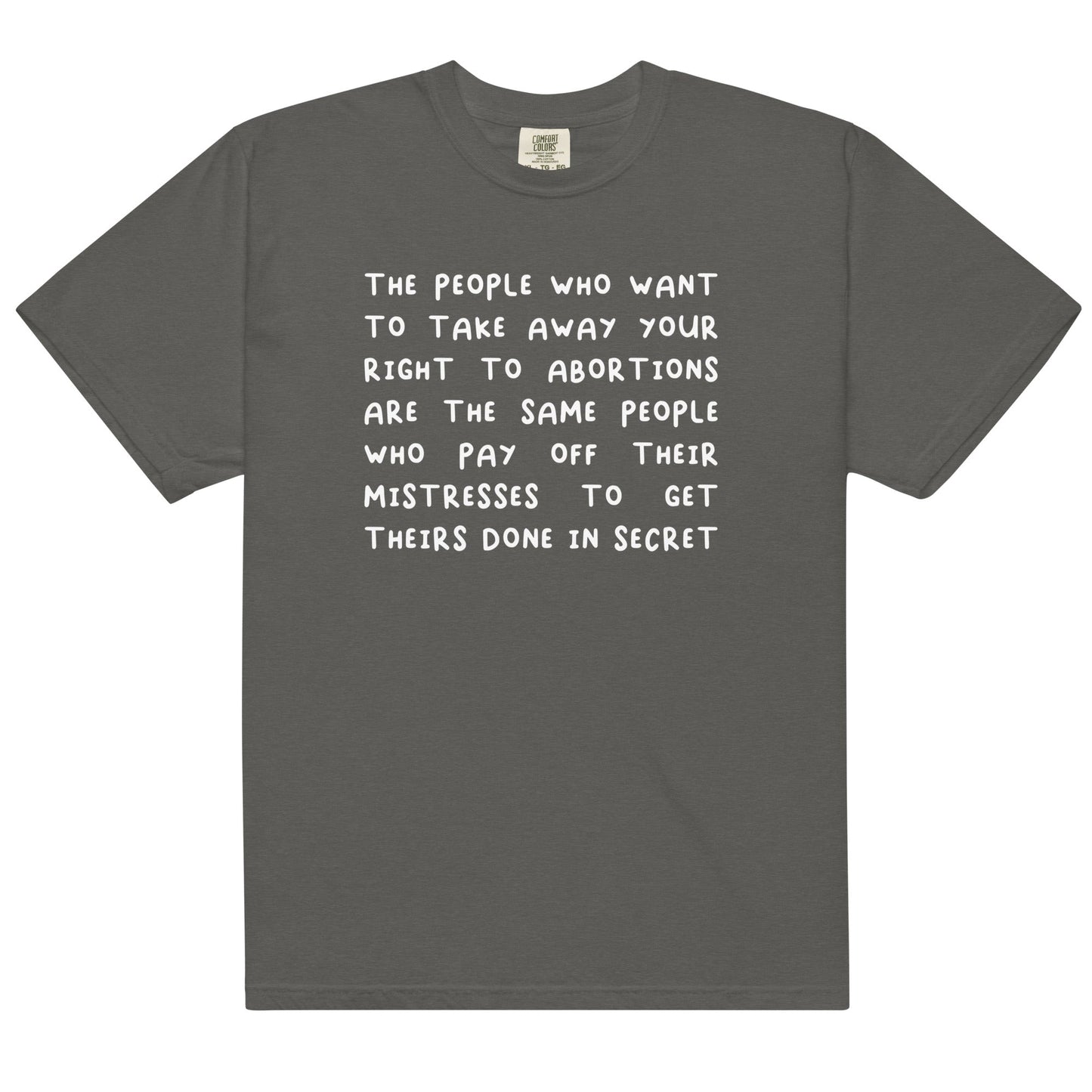 Your Right to Abortions Unisex t-shirt