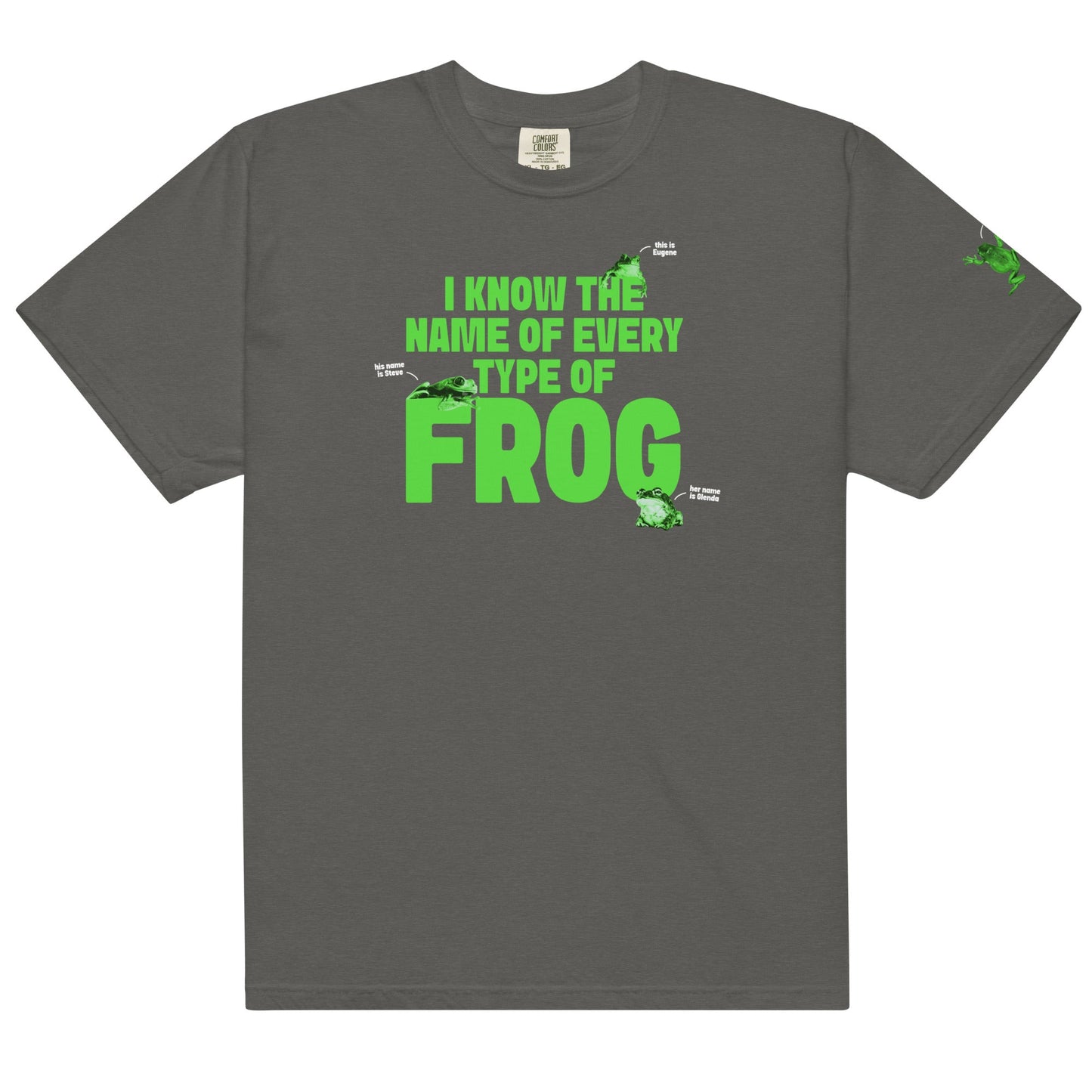 Name of Every Type of Frog Unisex t-shirt (Exclusive)