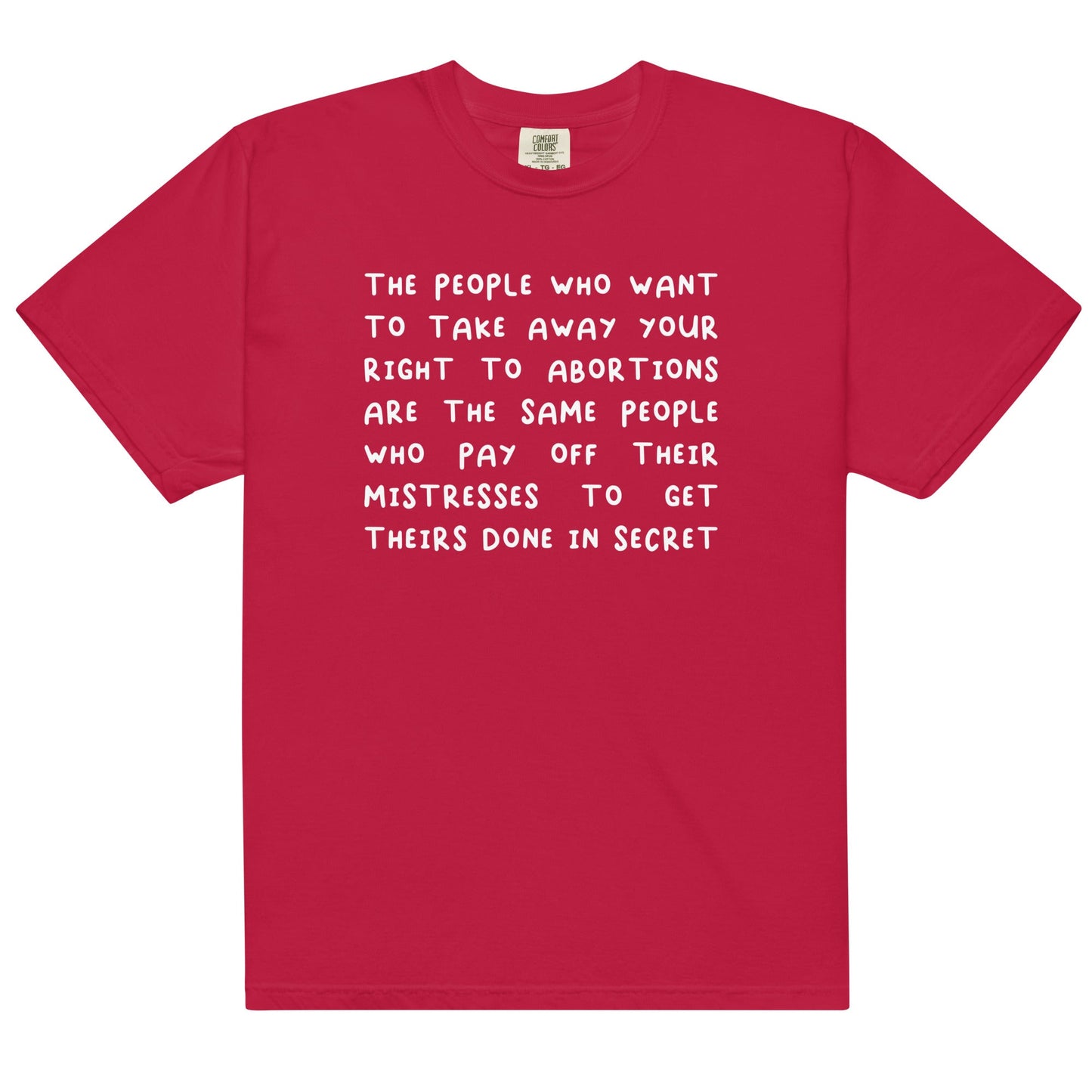 Your Right to Abortions Unisex t-shirt