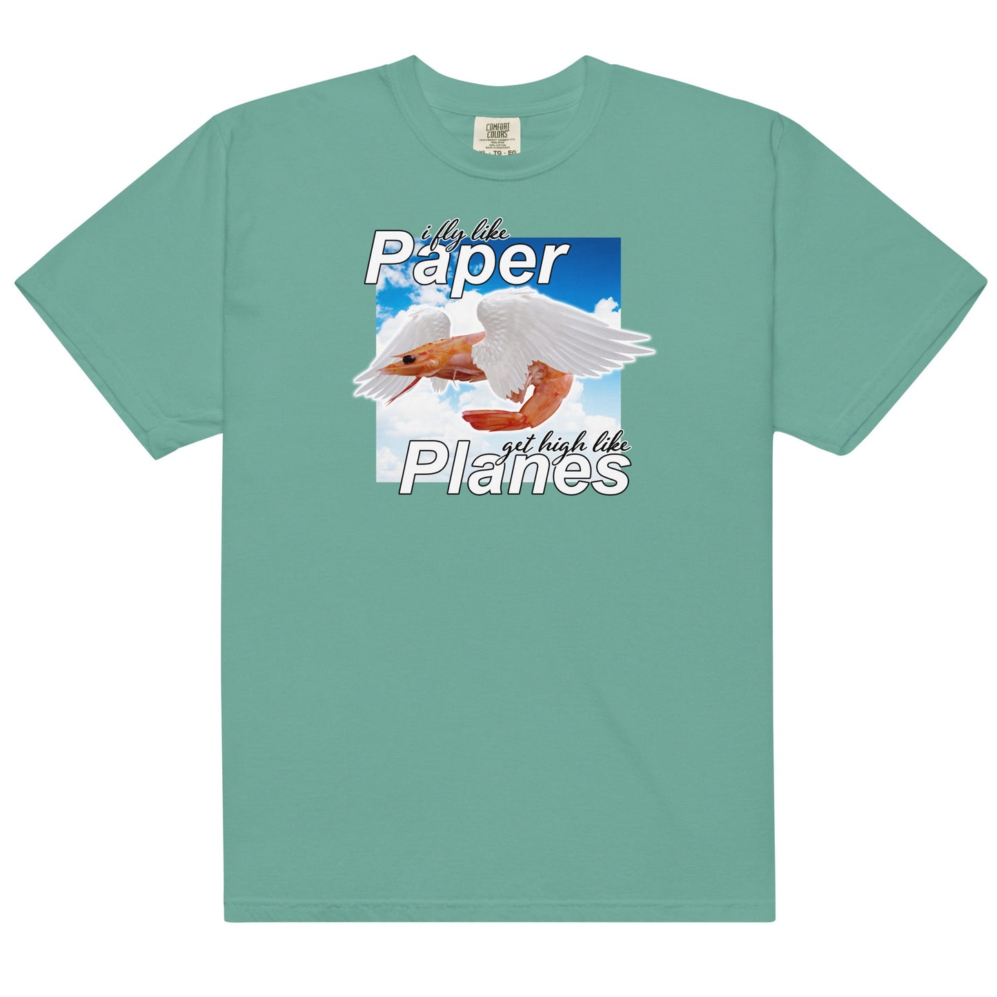 Fly Like Shrimp Unisex t-shirt