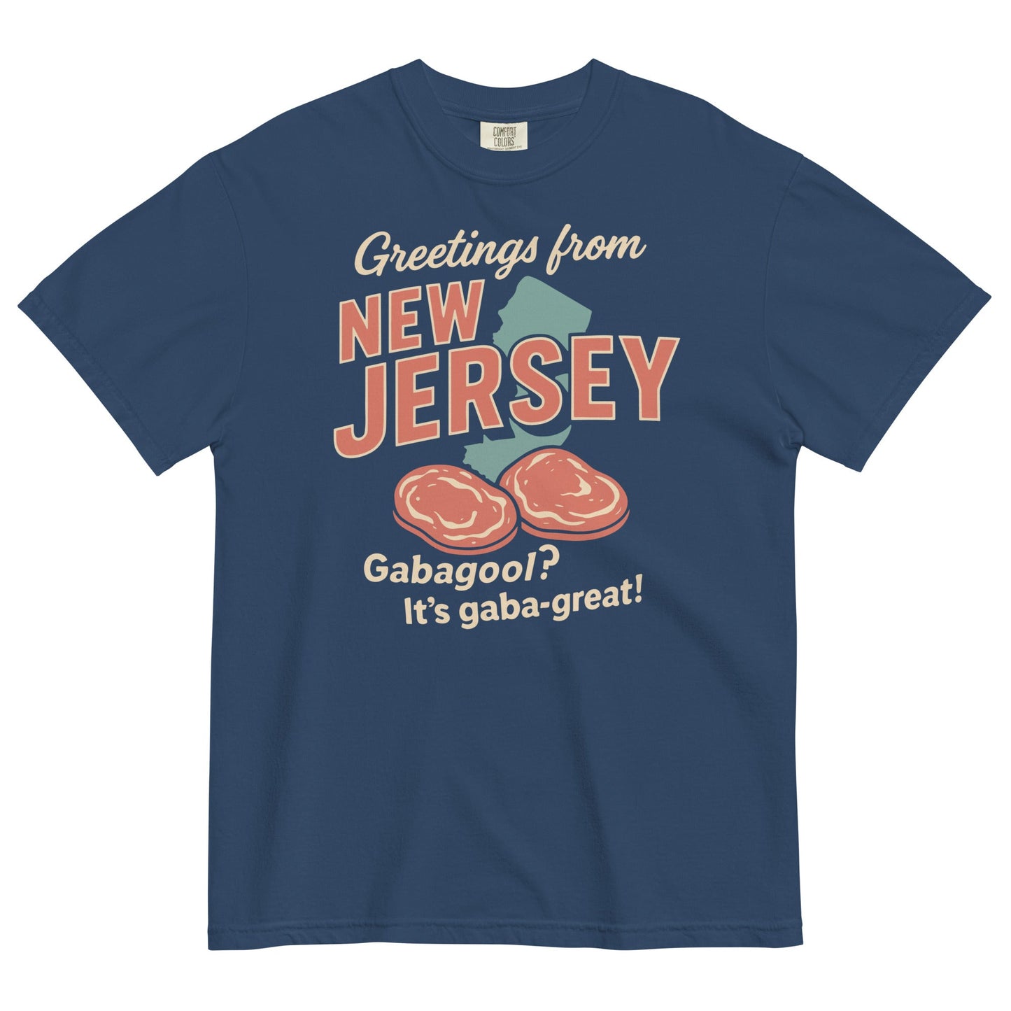 Greetings From New Jersey Men's Relaxed Fit Tee