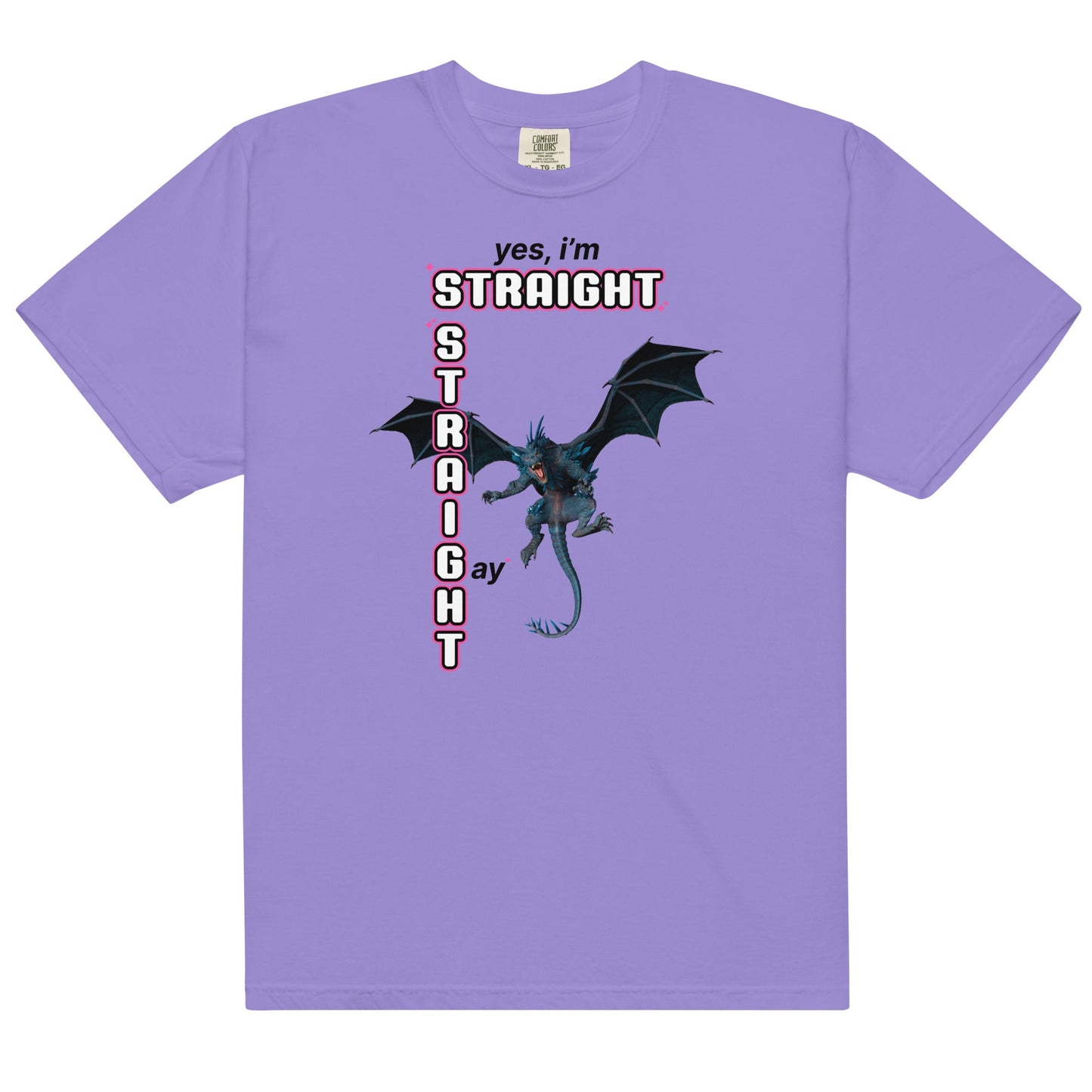 Yes I'm STRAIGHT (Gay) Unisex t-shirt