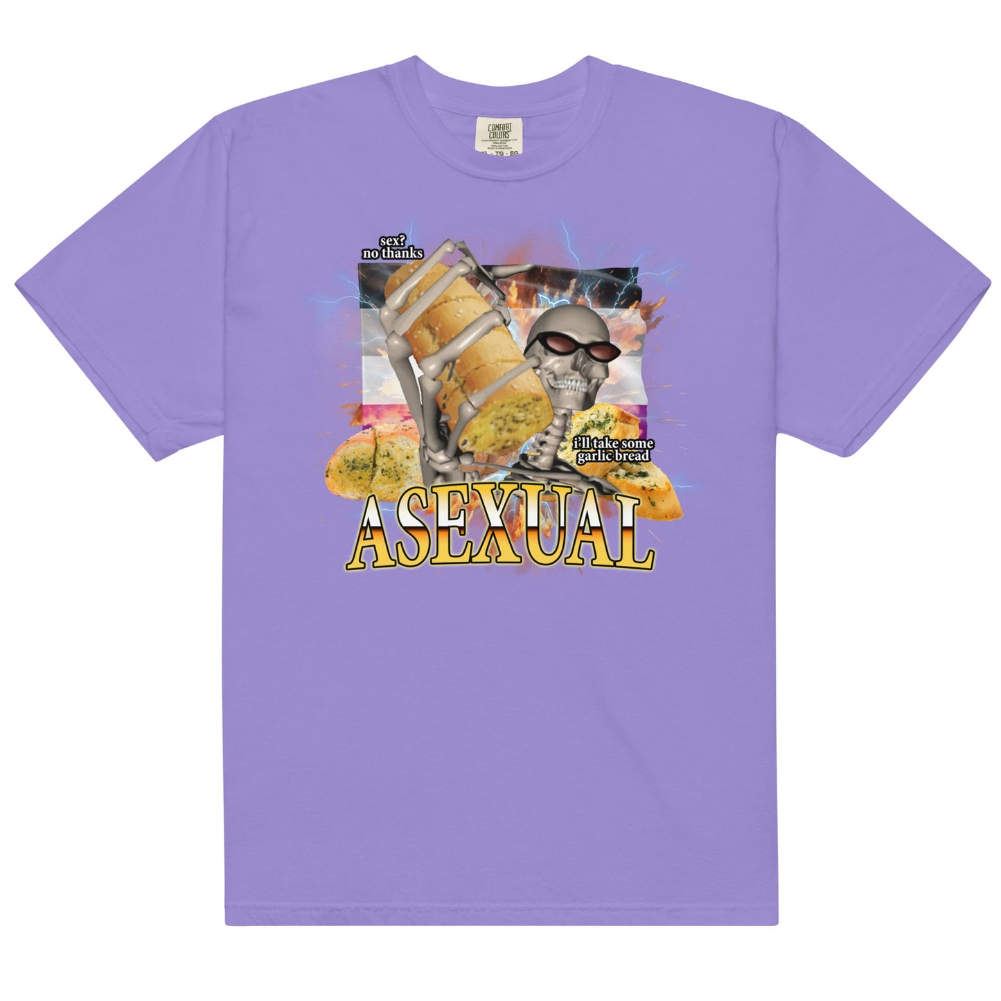 Hardcore Asexual Unisex t-shirt