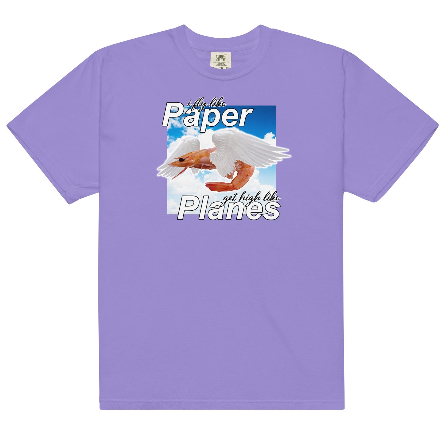 Fly Like Shrimp Unisex t-shirt