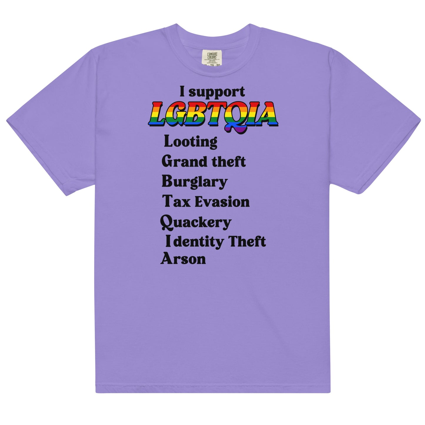 I Support LGBTQIA Unisex t-shirt