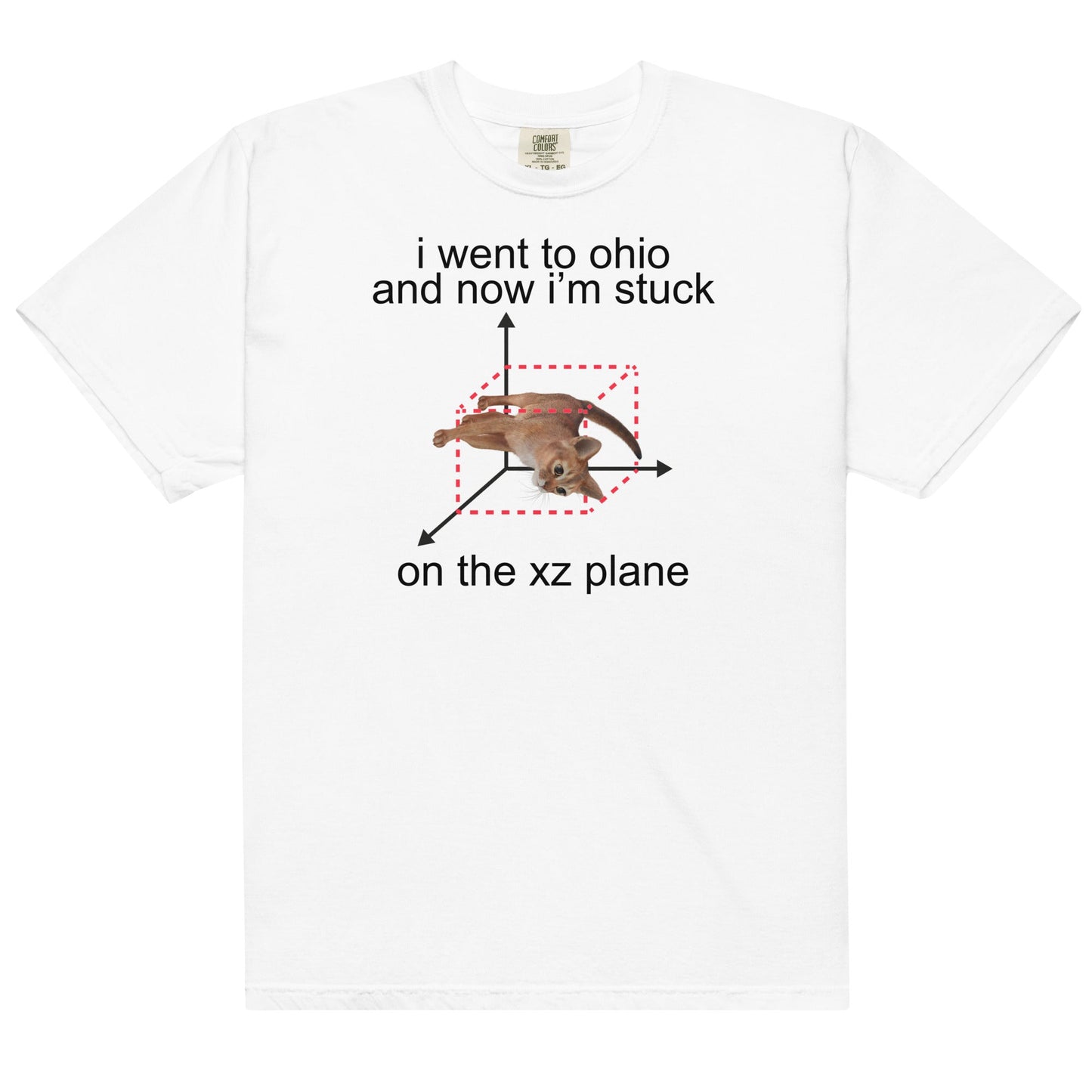 Stuck on the XZ Plane Unisex t-shirt