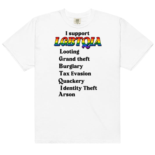 I Support LGBTQIA Unisex t-shirt