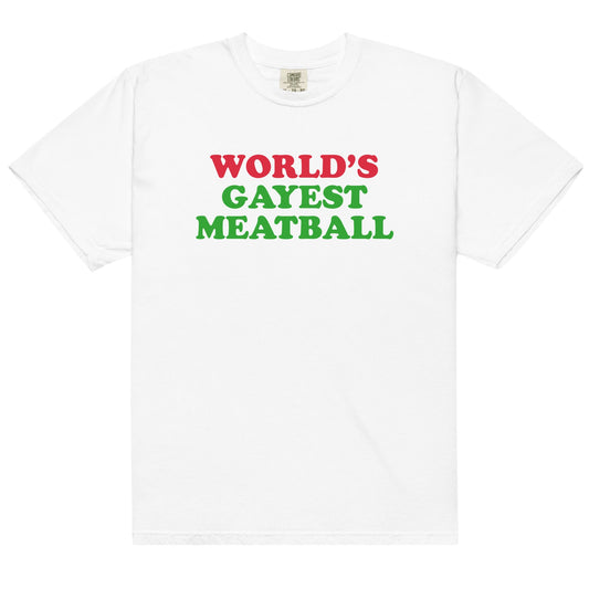 World's Gayest Meatball Unisex t-shirt