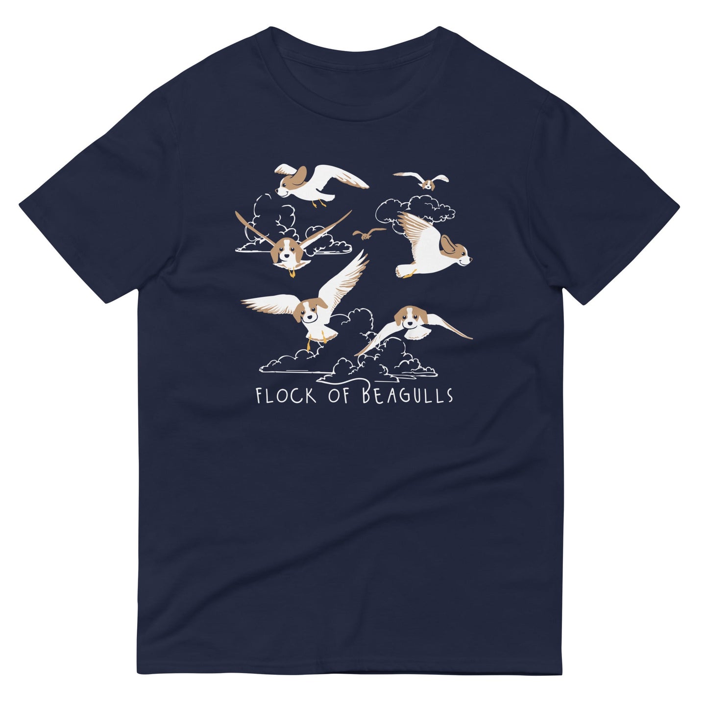Flock Of Beagulls Men's Signature Tee
