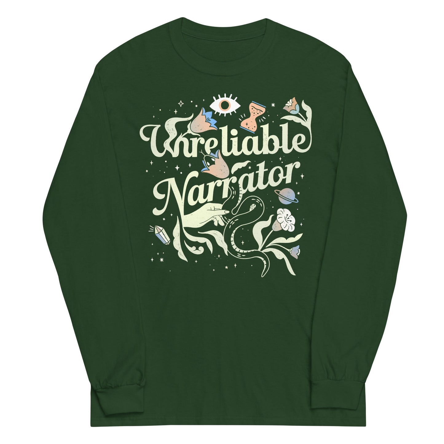 Unreliable Narrator Unisex Long Sleeve Tee