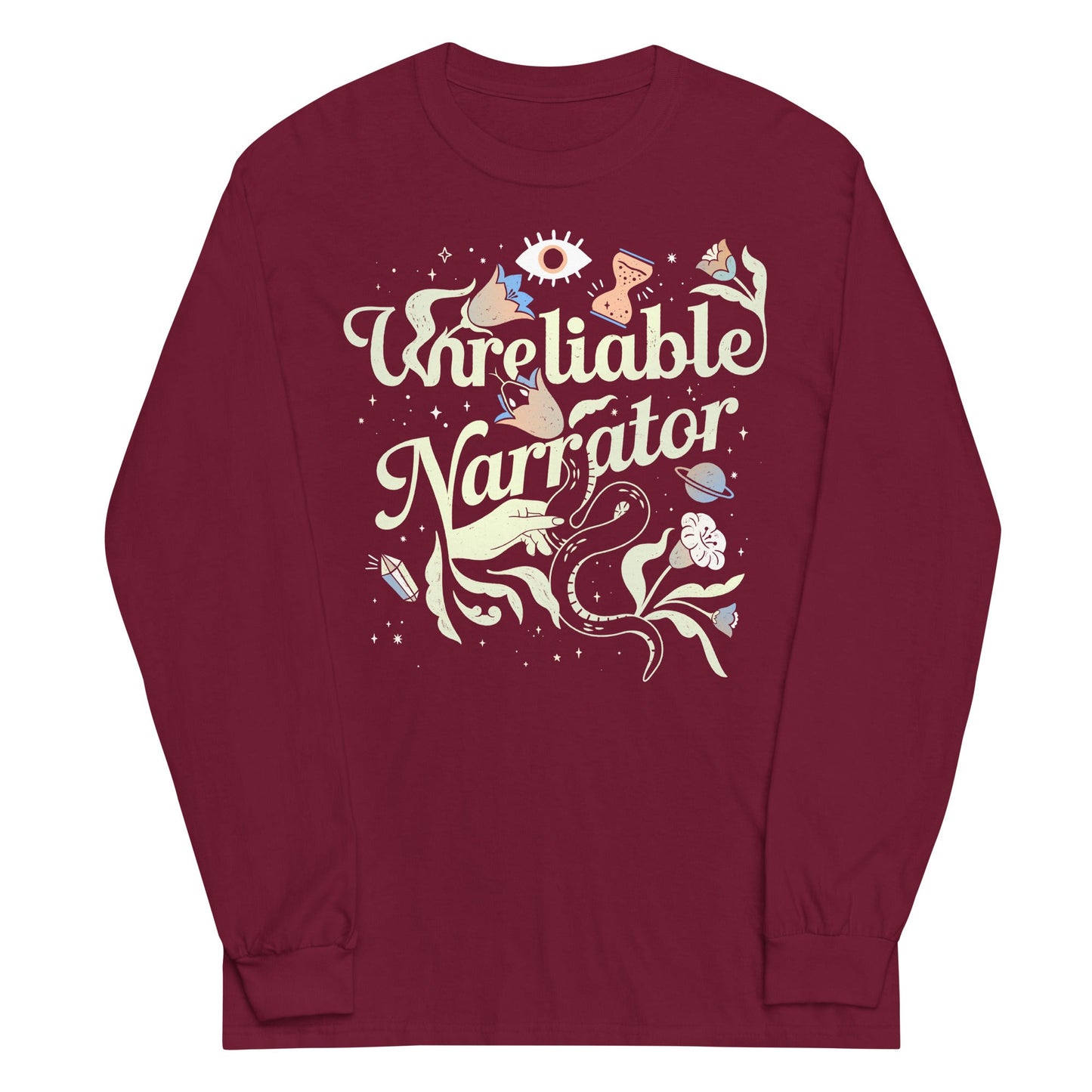 Unreliable Narrator Unisex Long Sleeve Tee