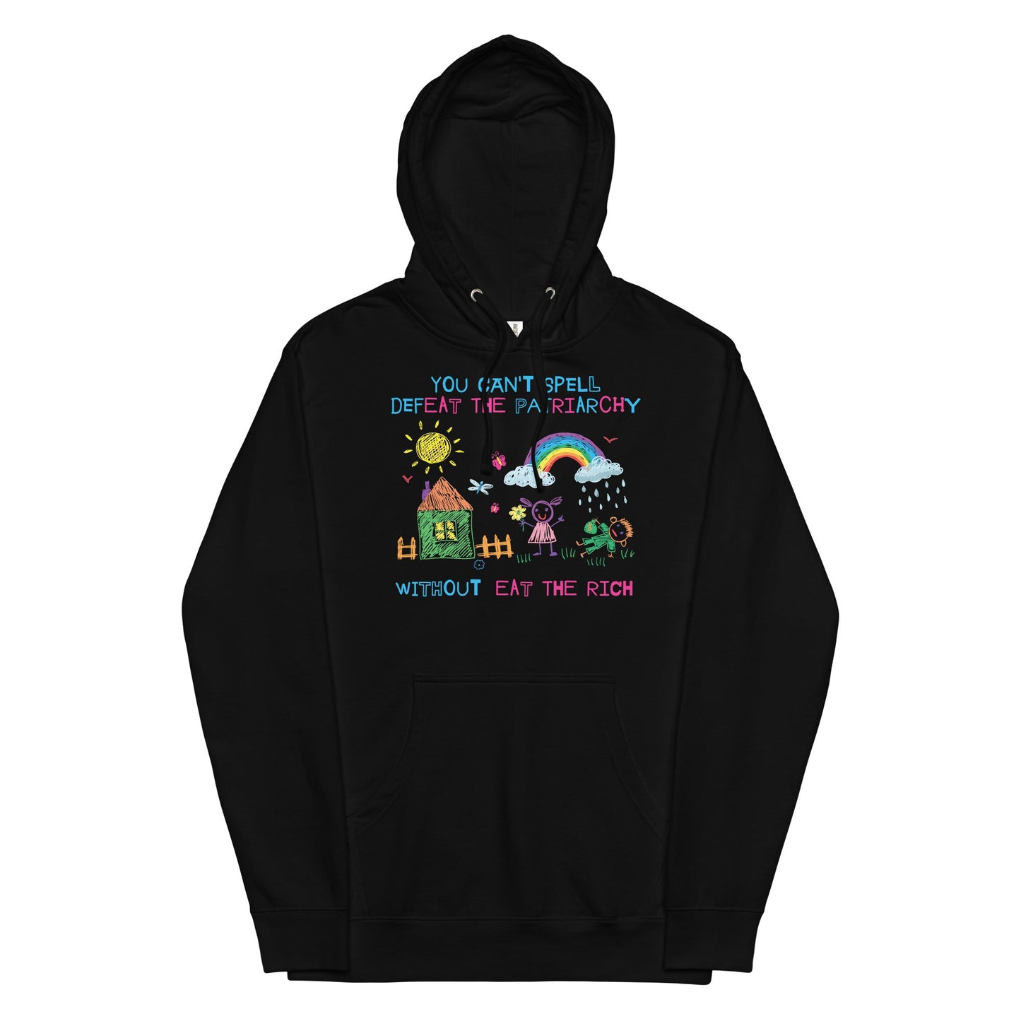 You Can't Spell Defeat the Patriarchy Without Eat the Rich Unisex hoodie