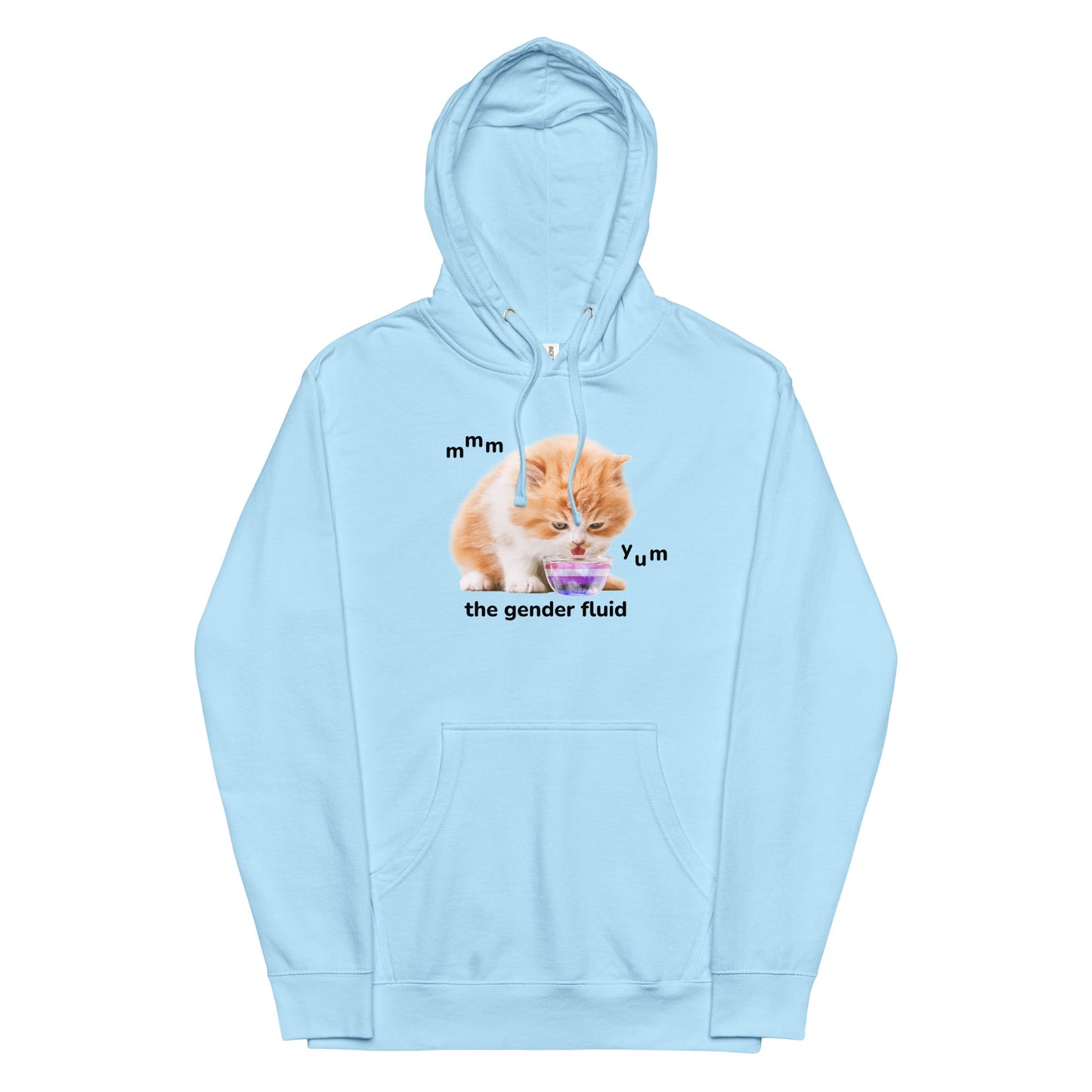 mmm yum the gender fluid Unisex hoodie