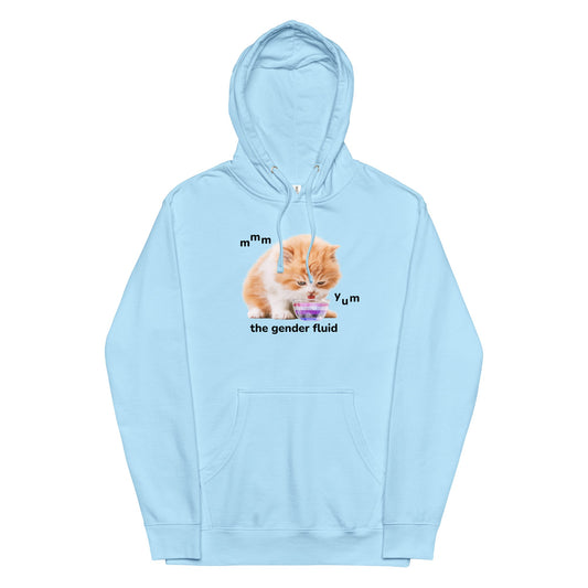 mmm yum the gender fluid Unisex hoodie